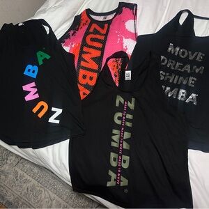 Size XL ZUMBA TANKS